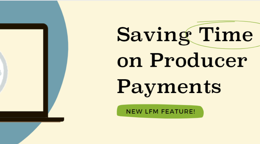 New: Save time on producer payments