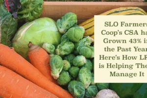 SLO Farmers Coop’s CSA has Grown 43% in the Past Year. Here’s How LFM is Helping Them Manage It