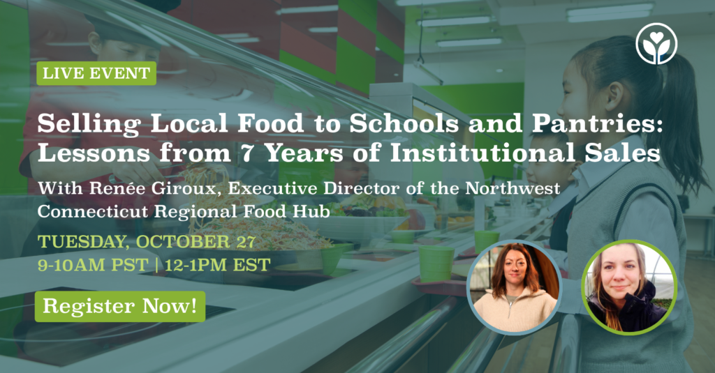 selling local food to school webinar